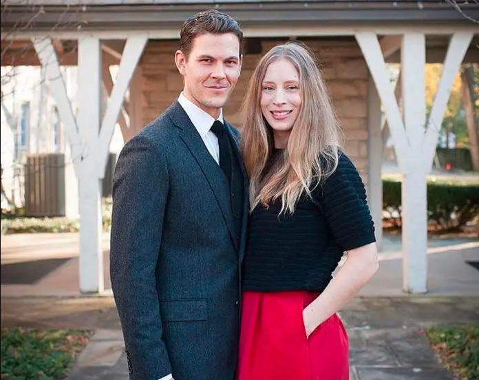 Tom Lipinski with his beautiful wife, Shannon Gillen.